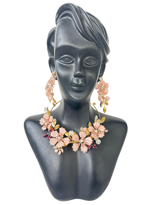 Ruby Necklace & earrings