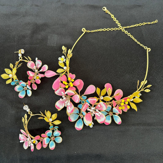 Adeline Necklace & earrings