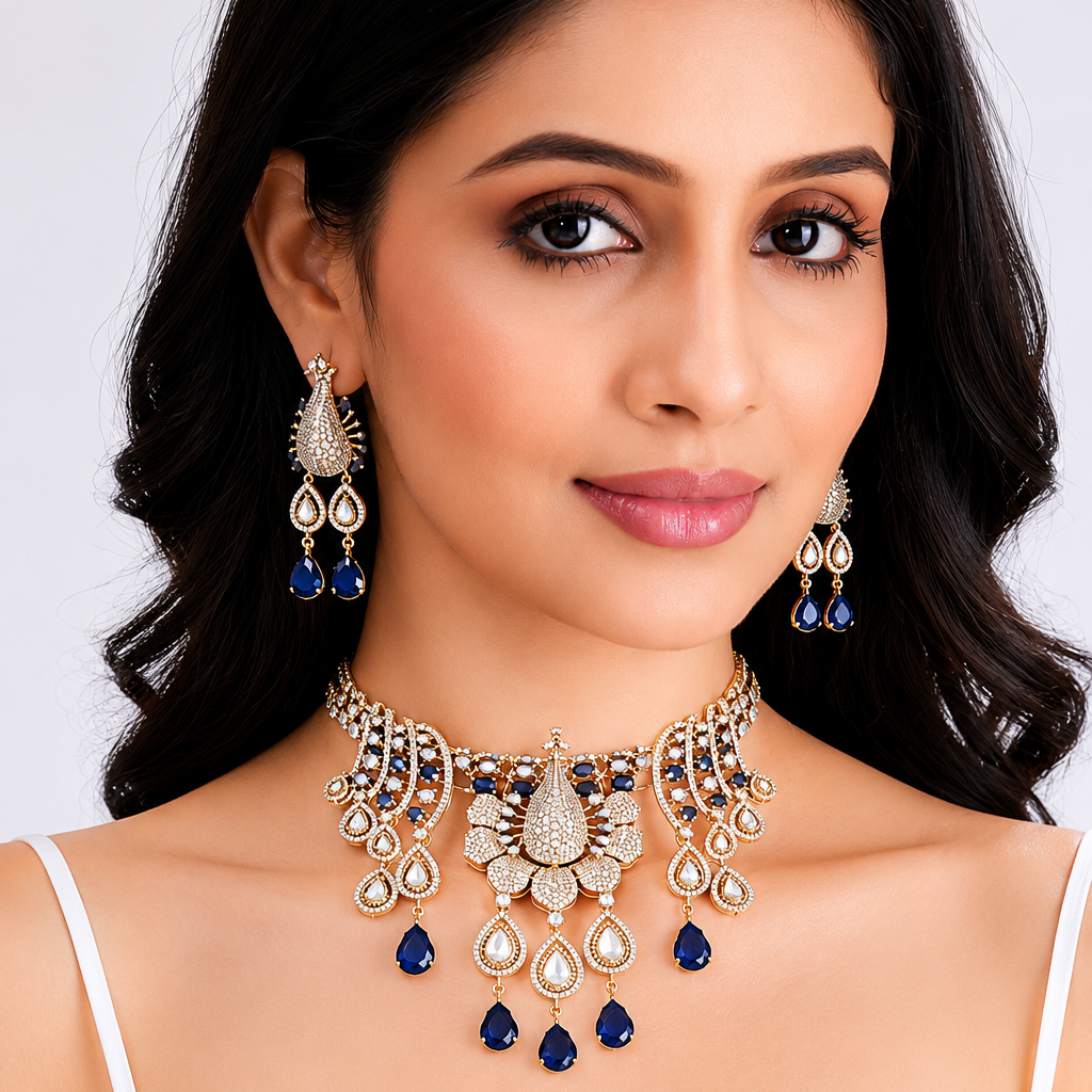 Mayura Necklace & earrings