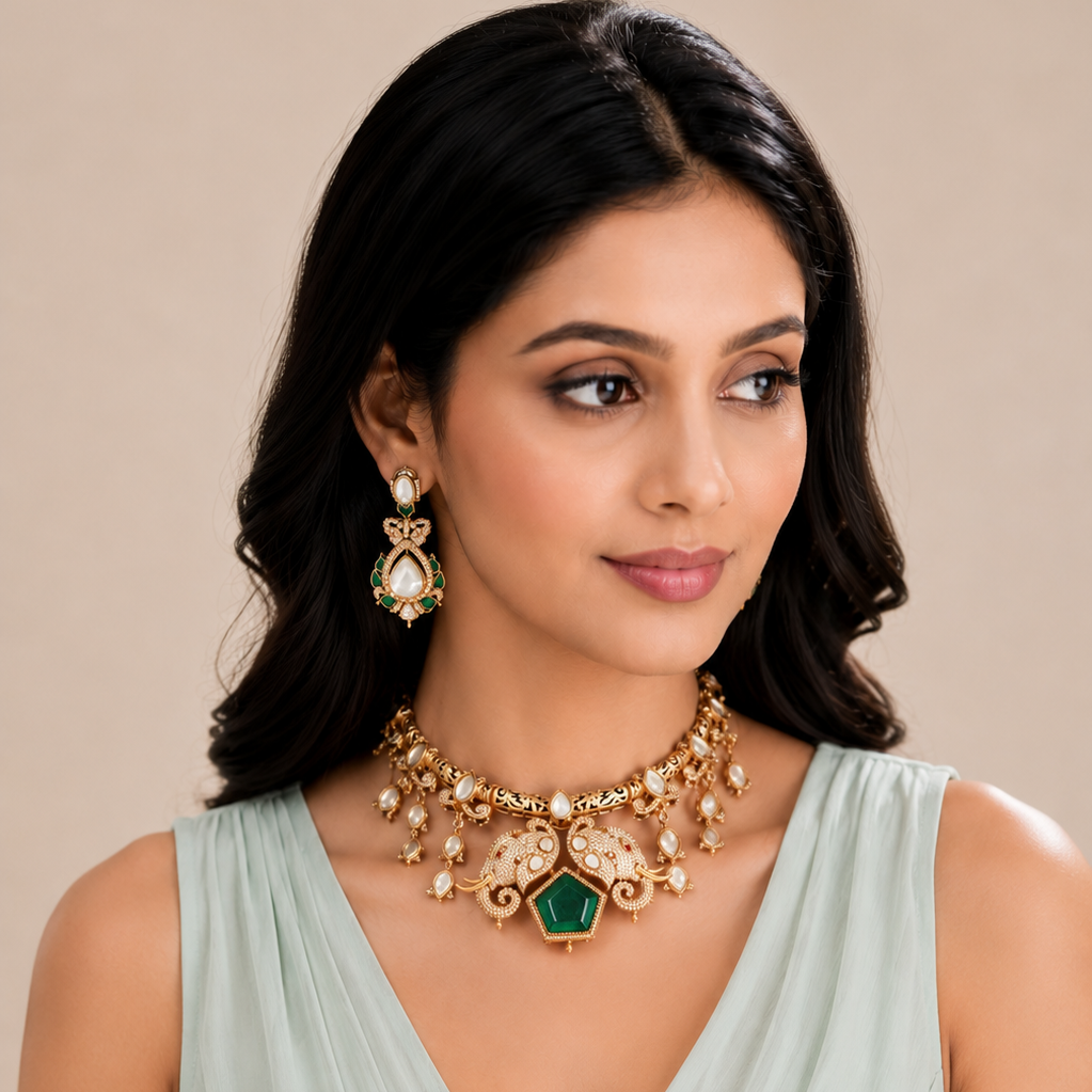 Zarina Necklace & earrings