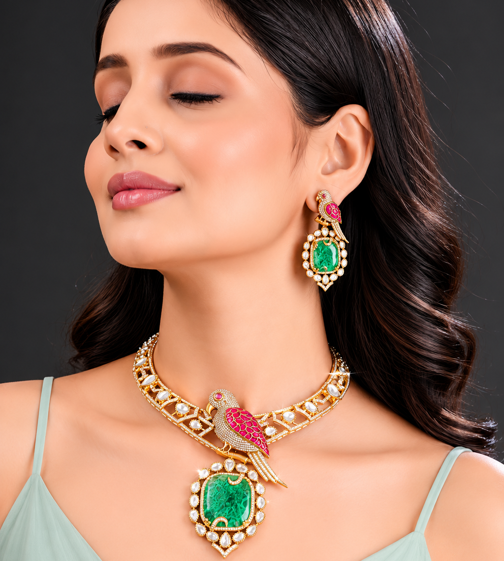 Aarvika Necklace & earrings