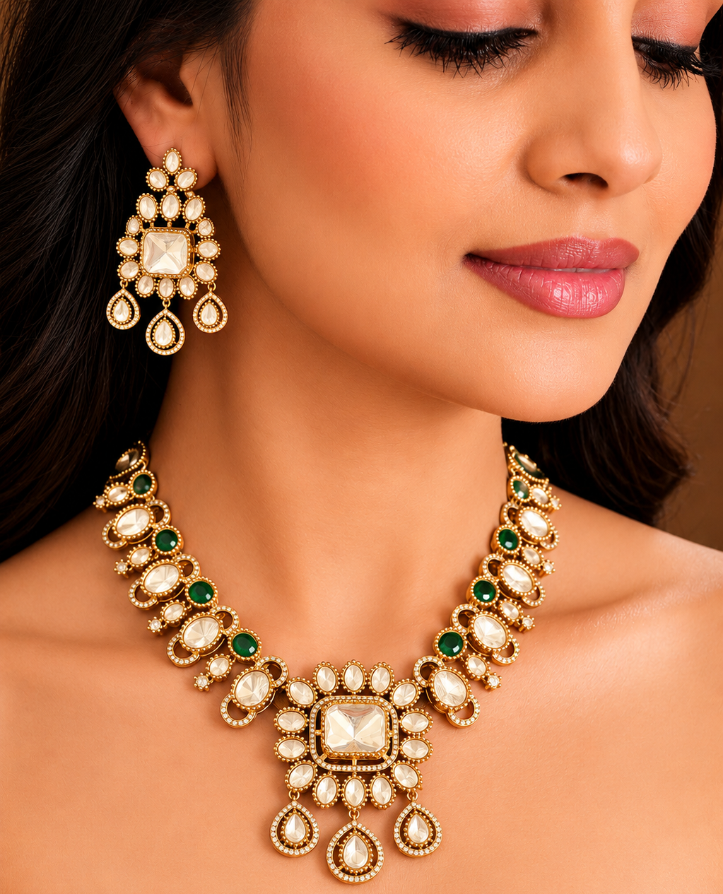 Riwaya Necklace & earrings