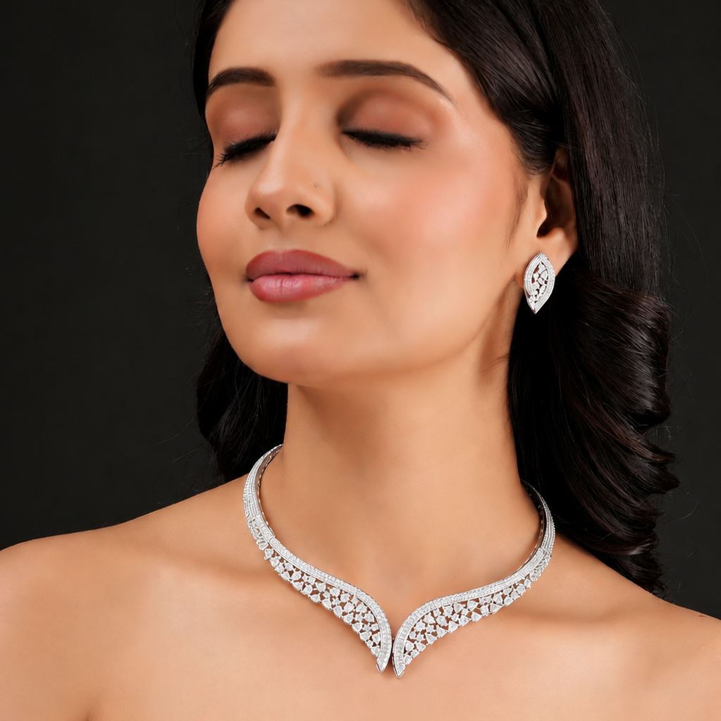 Aveline Necklace & earring