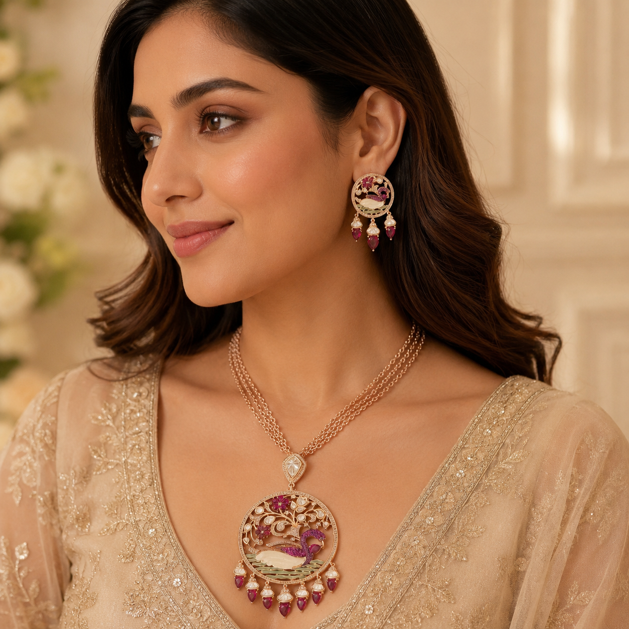 Chitralekha Necklace & earring