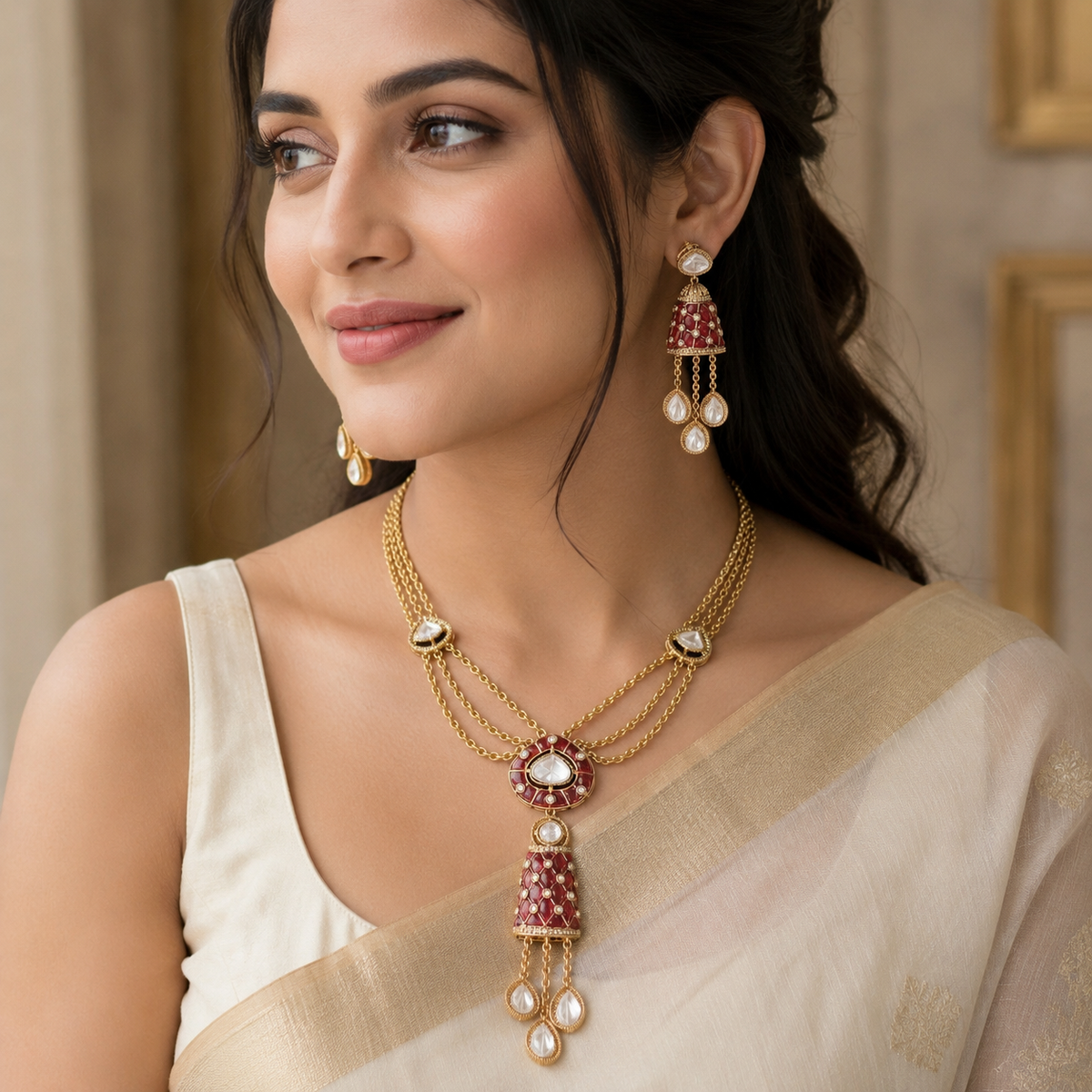 Kashika Necklace & earring