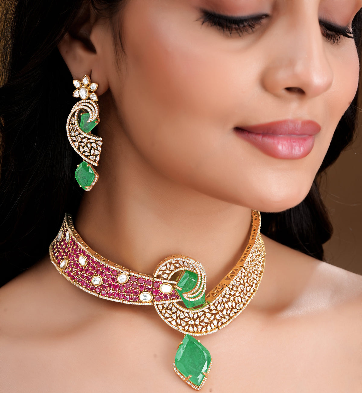 Vanya Necklace & earrings