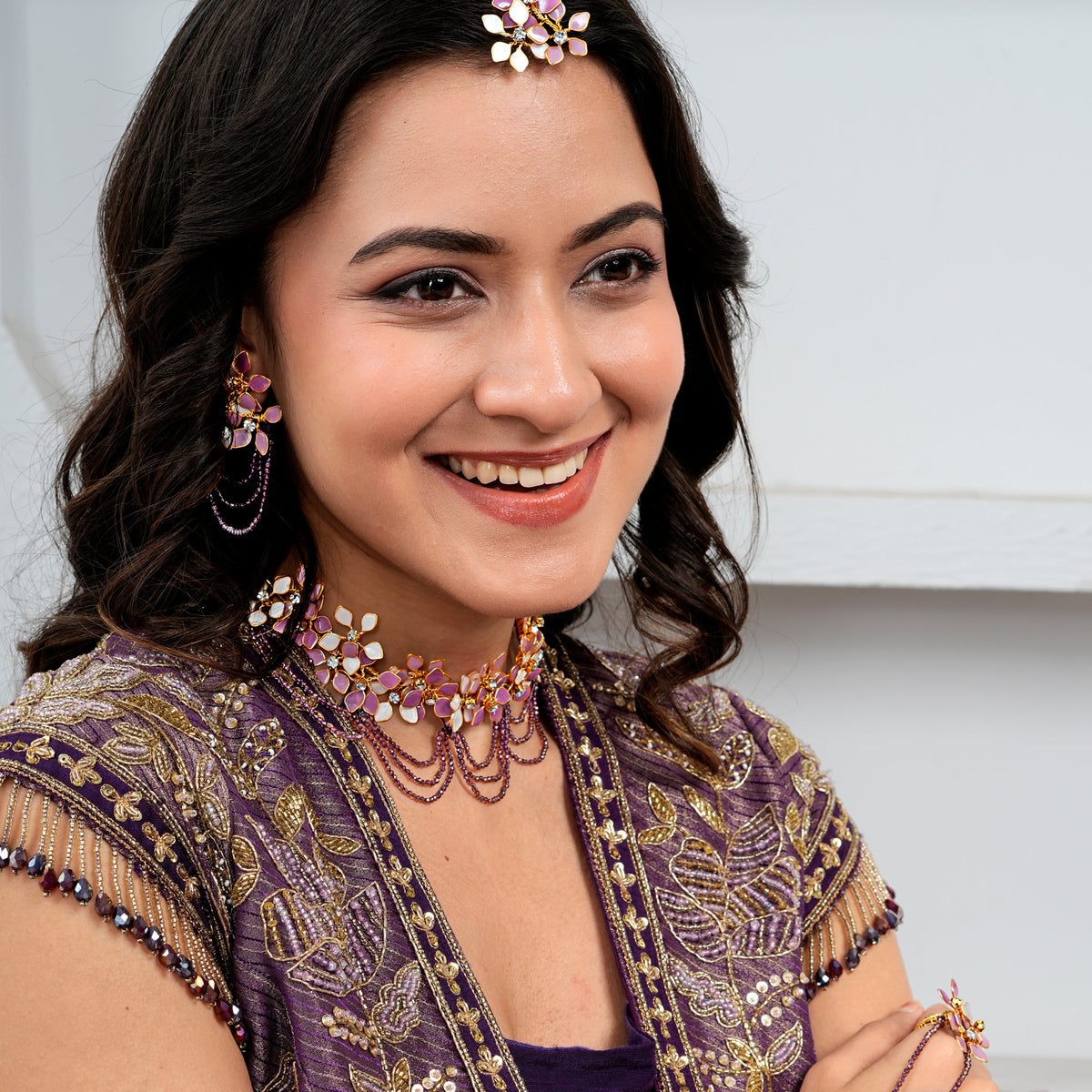 Ziva Necklace & earrings