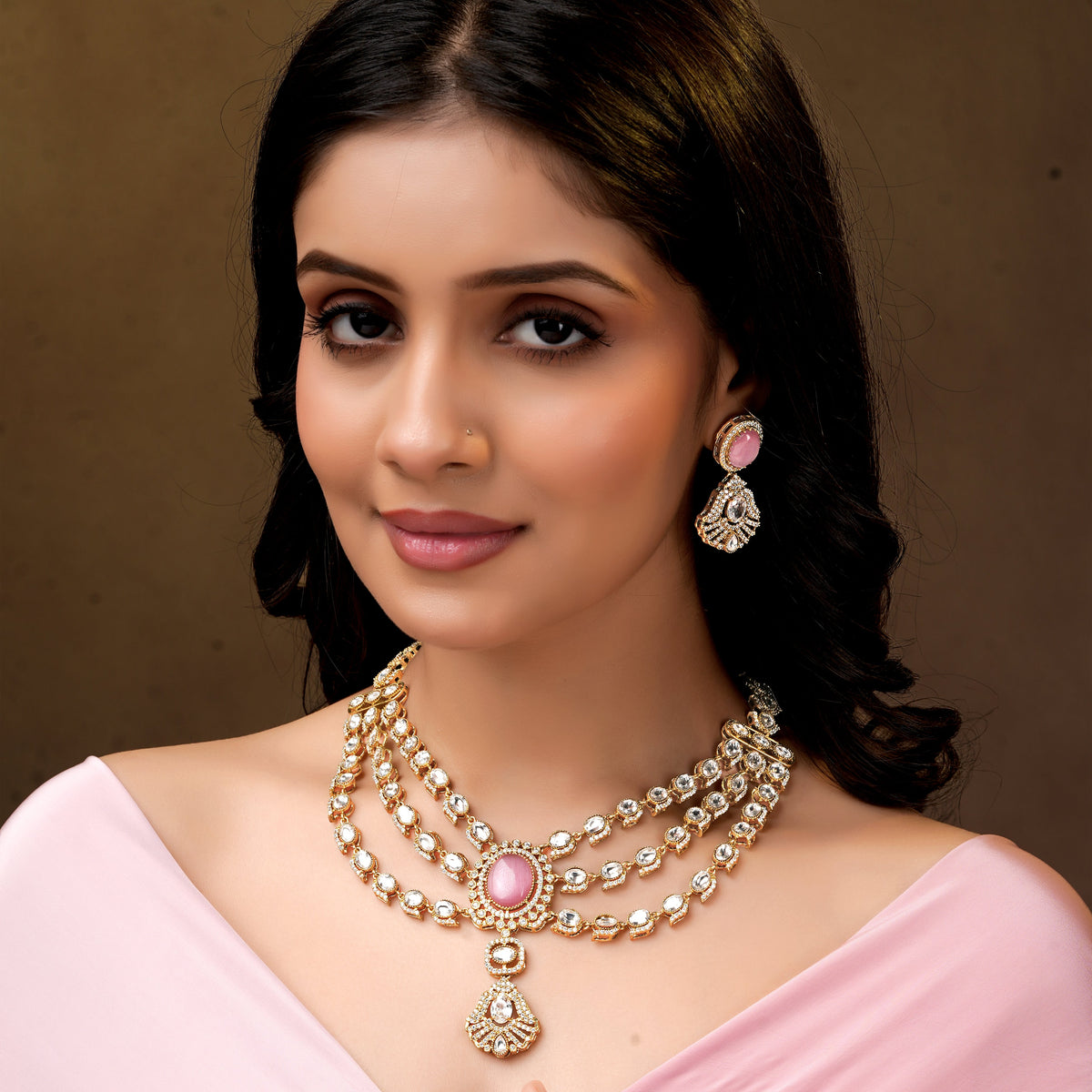 Gulrooh Necklace & earrings