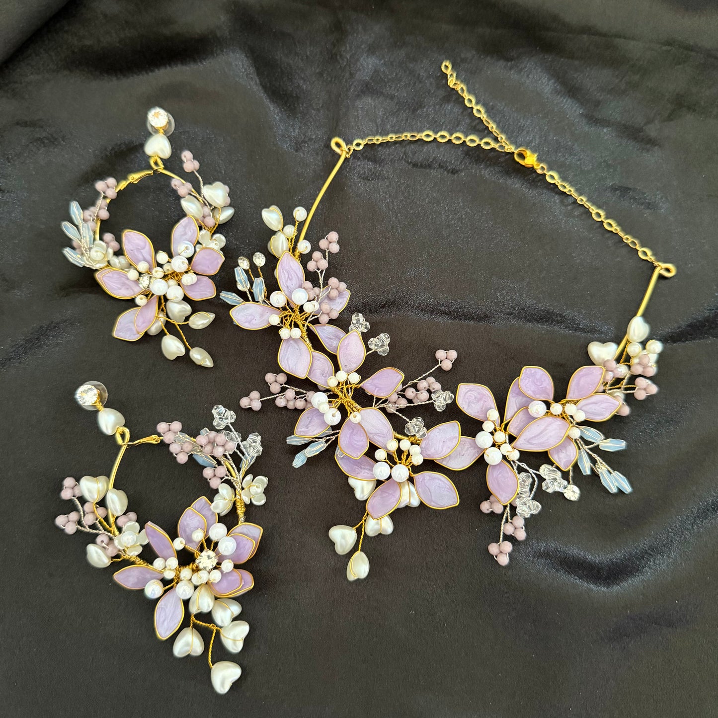 Winter Necklace & earrings