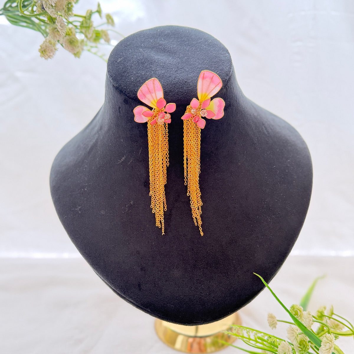 Blush butter Necklace & earrings