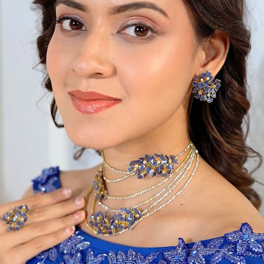 BlueBelle Necklace & earrings