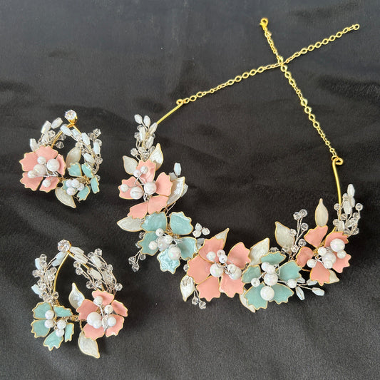 Lucia Necklace & earrings