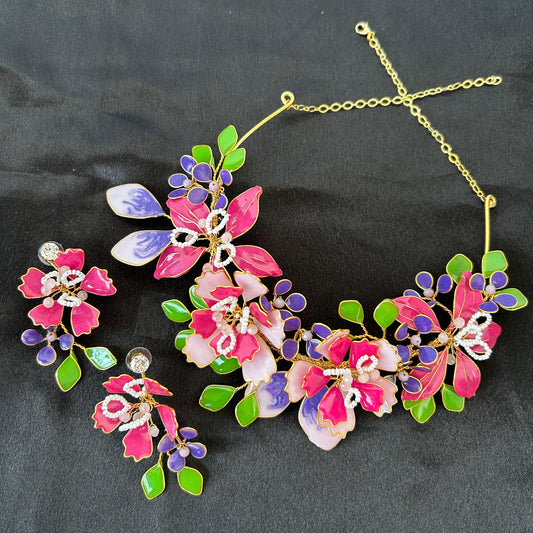 Georgia Necklace & earrings