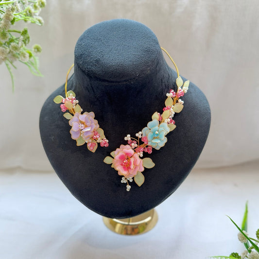Perlora Necklace & earrings