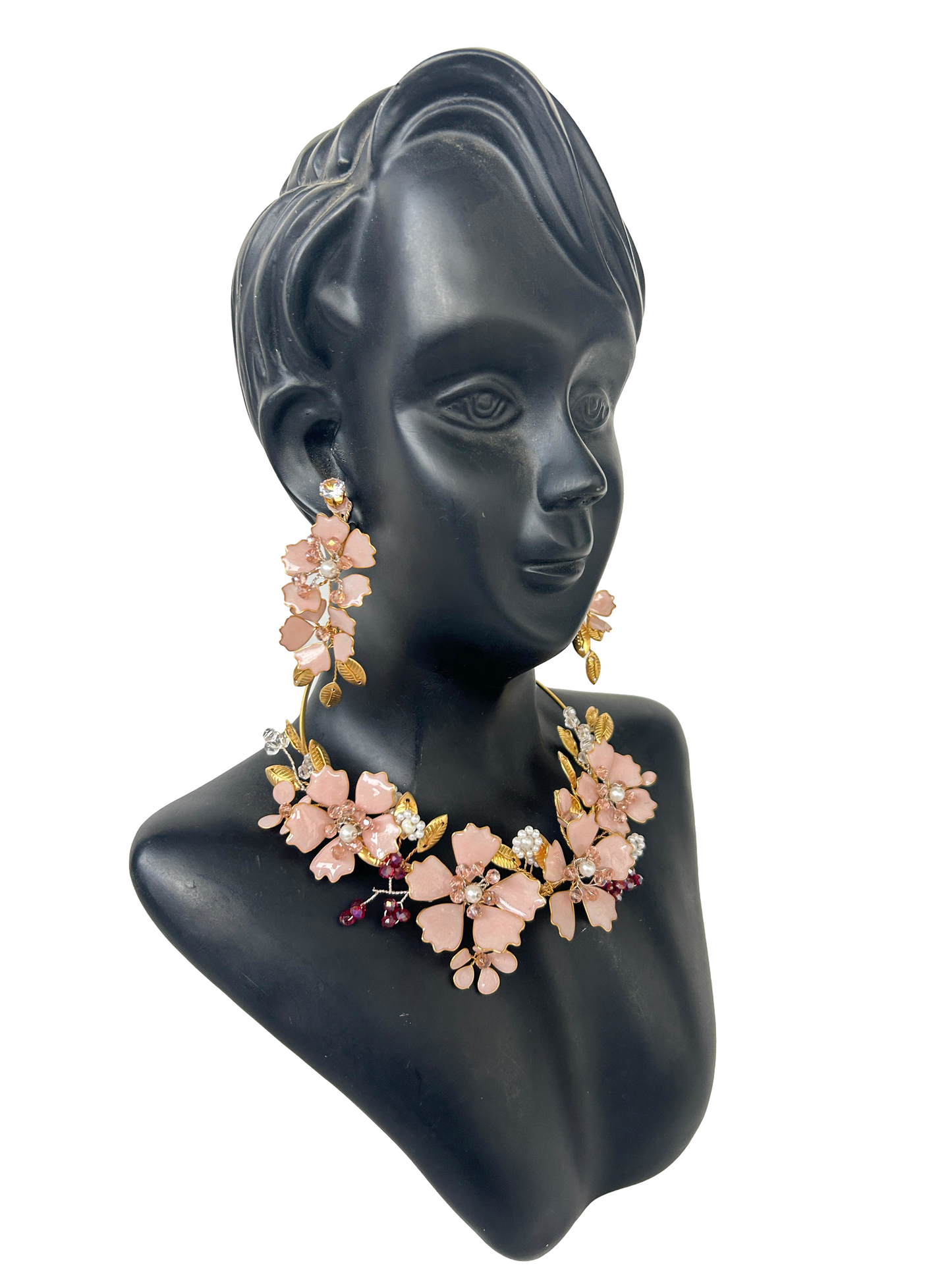 Ruby Necklace & earrings