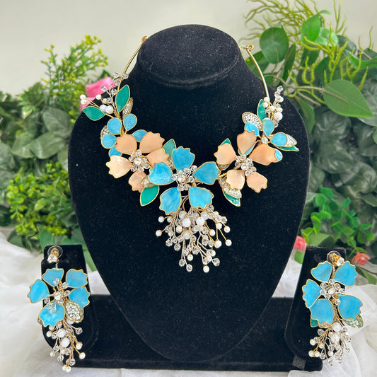 Rosie Necklace & earrings