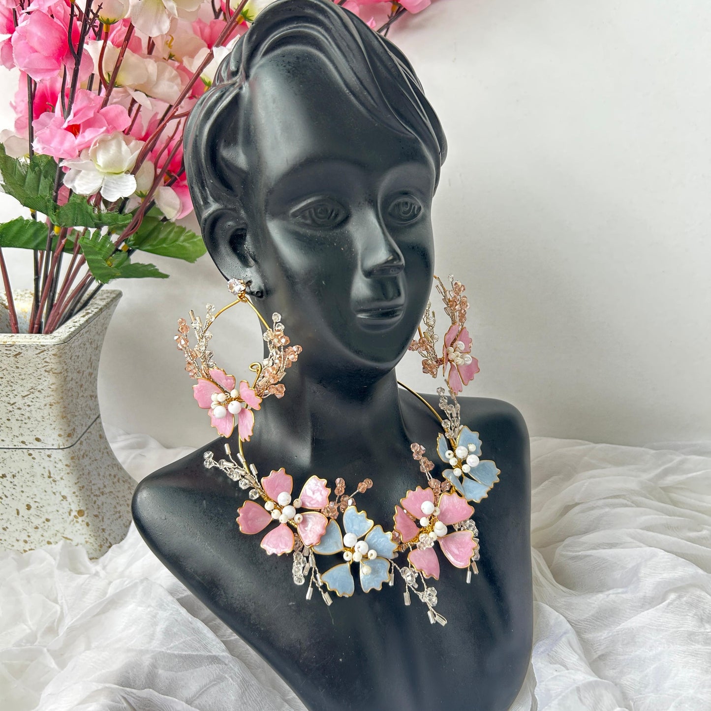 Stevie Necklace & earrings