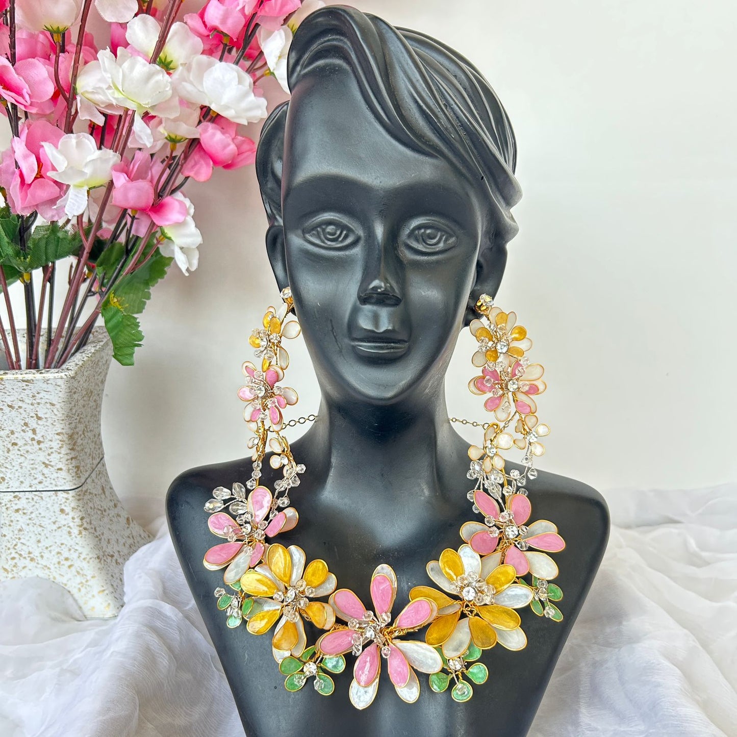 Hazel Necklace & earrings