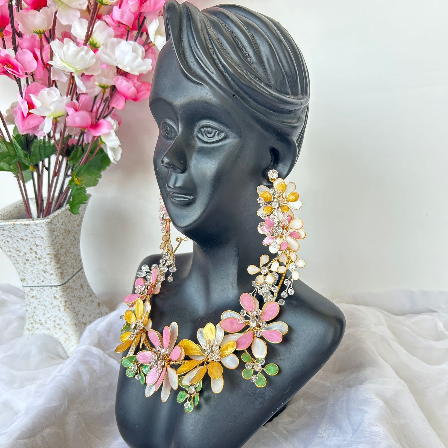 Hazel Necklace & earrings