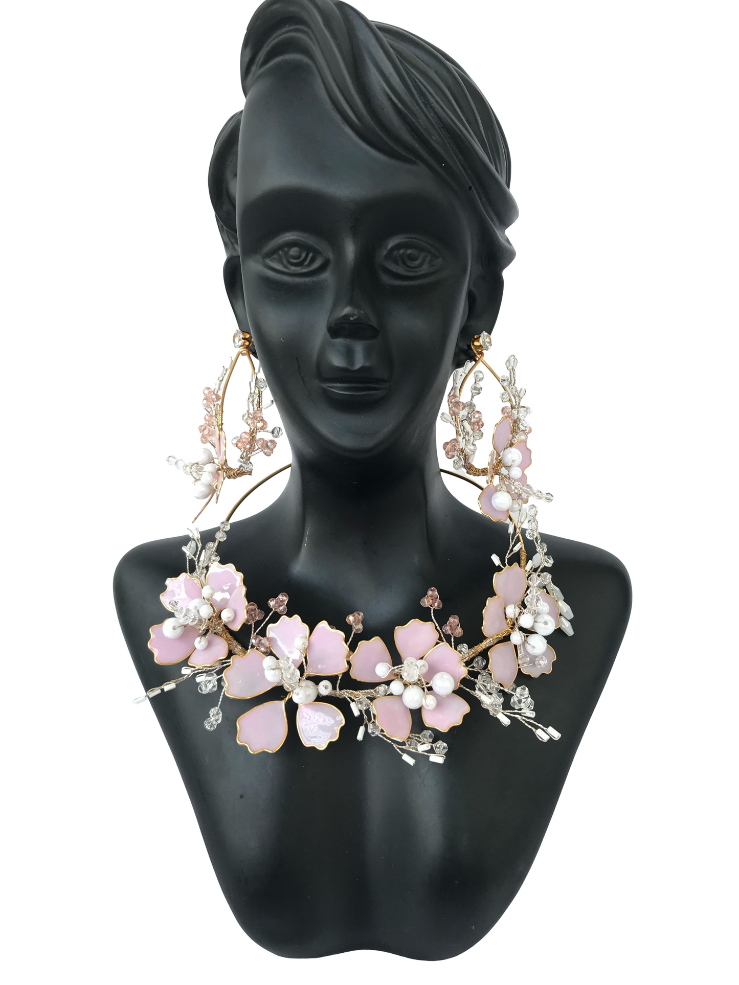 Iris Necklace & earrings