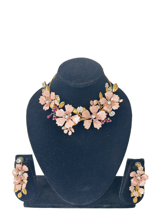 Ruby Necklace & earrings