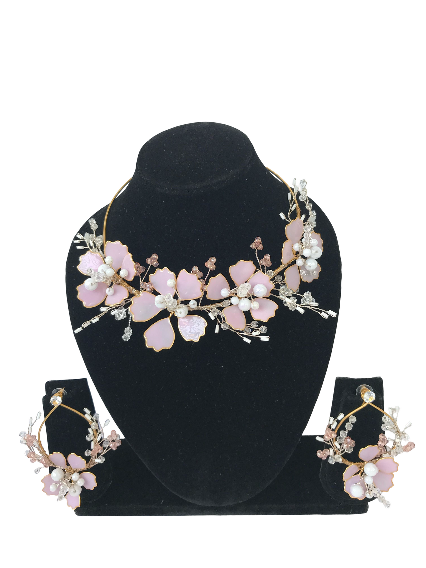 Iris Necklace & earrings