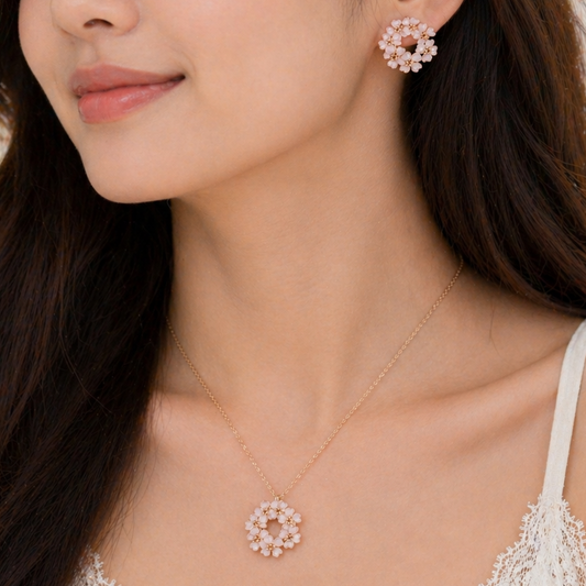 Jasmine Pendant & Stud