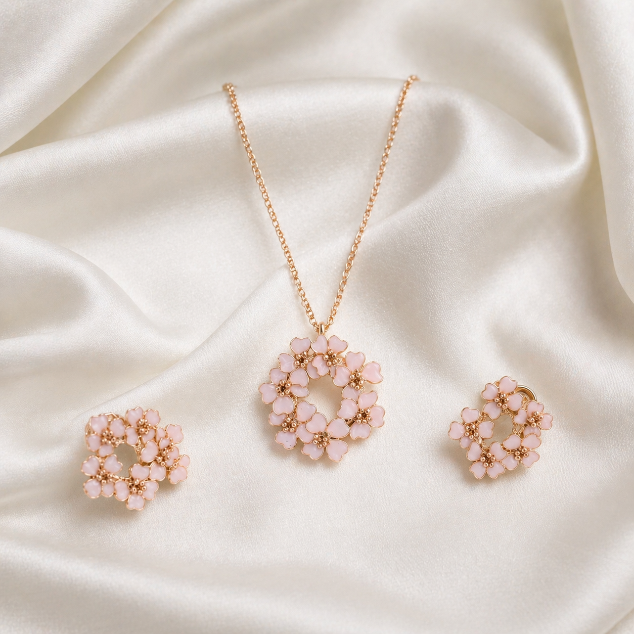 Jasmine Pendant & Stud