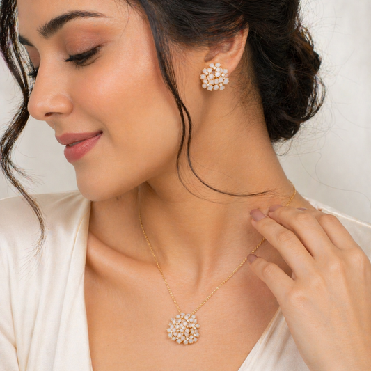 Alyssum Pendant & Stud