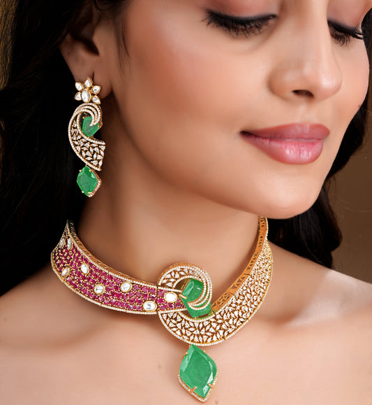 Vanya Necklace & earrings