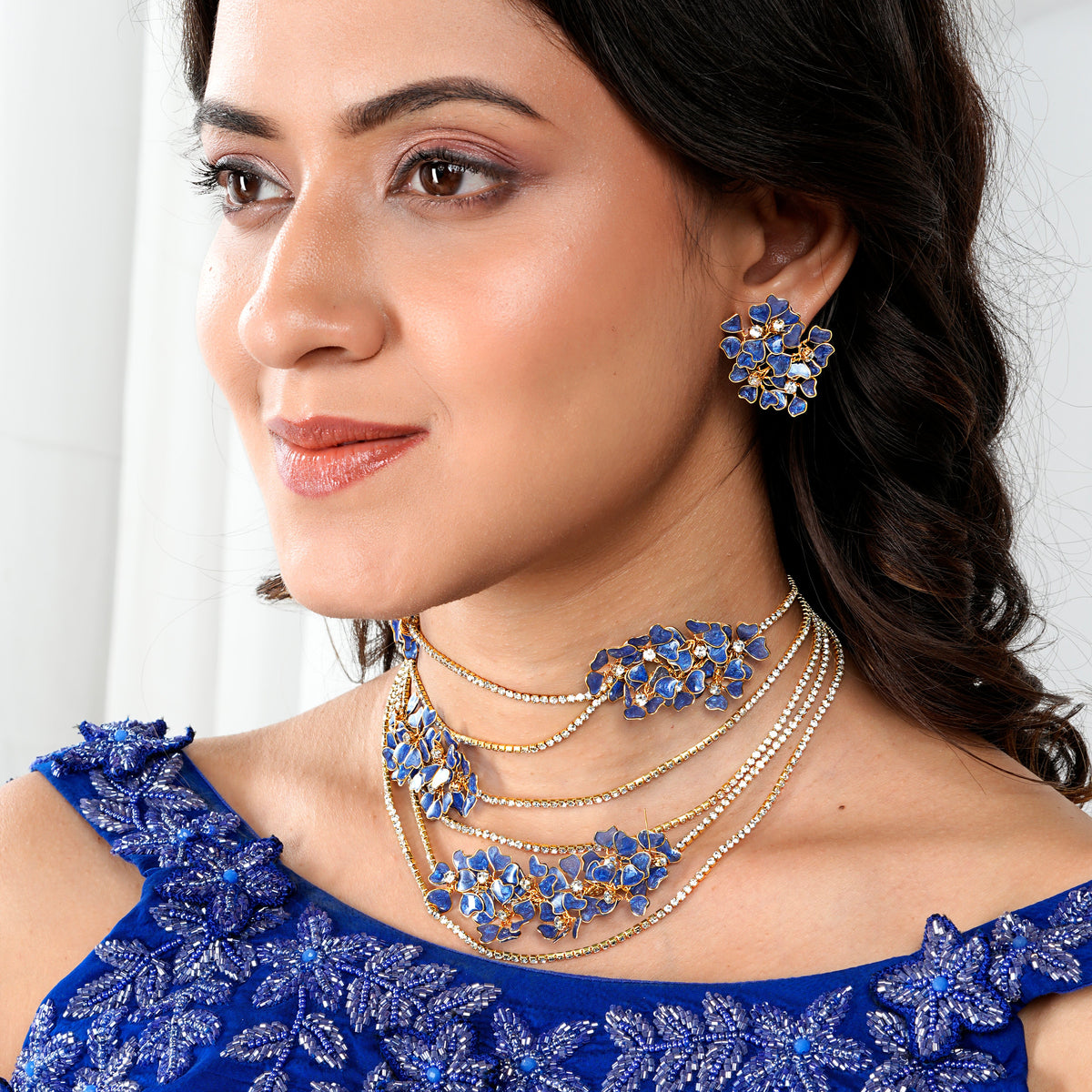 BlueBelle Necklace & earrings
