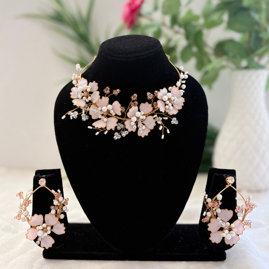 Zavera Necklace & earrings