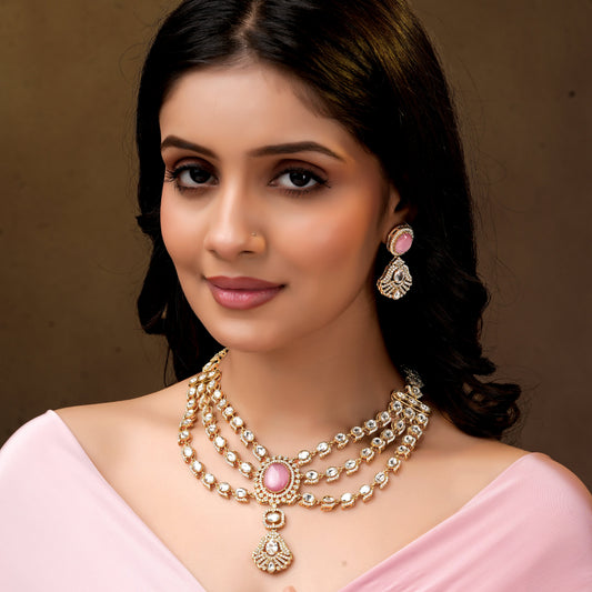 Gulrooh Necklace & earrings