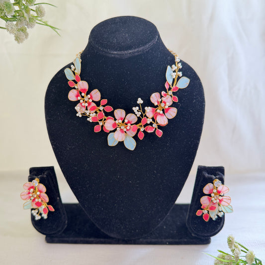 Elvira Necklace & earrings