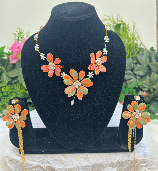 Emely Necklace & earrings