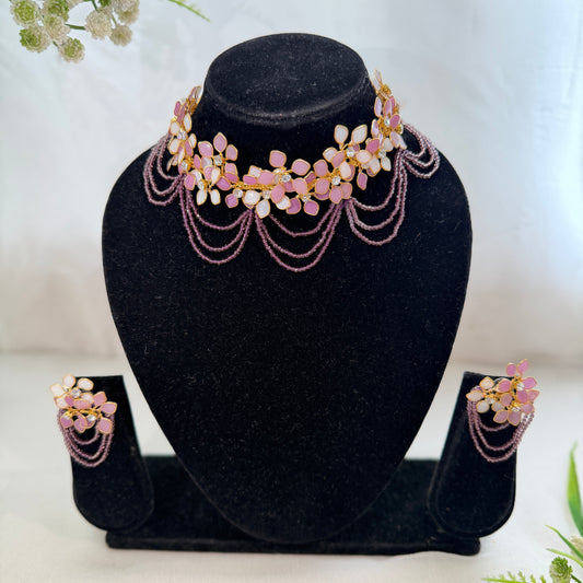 Ziva Necklace & earrings