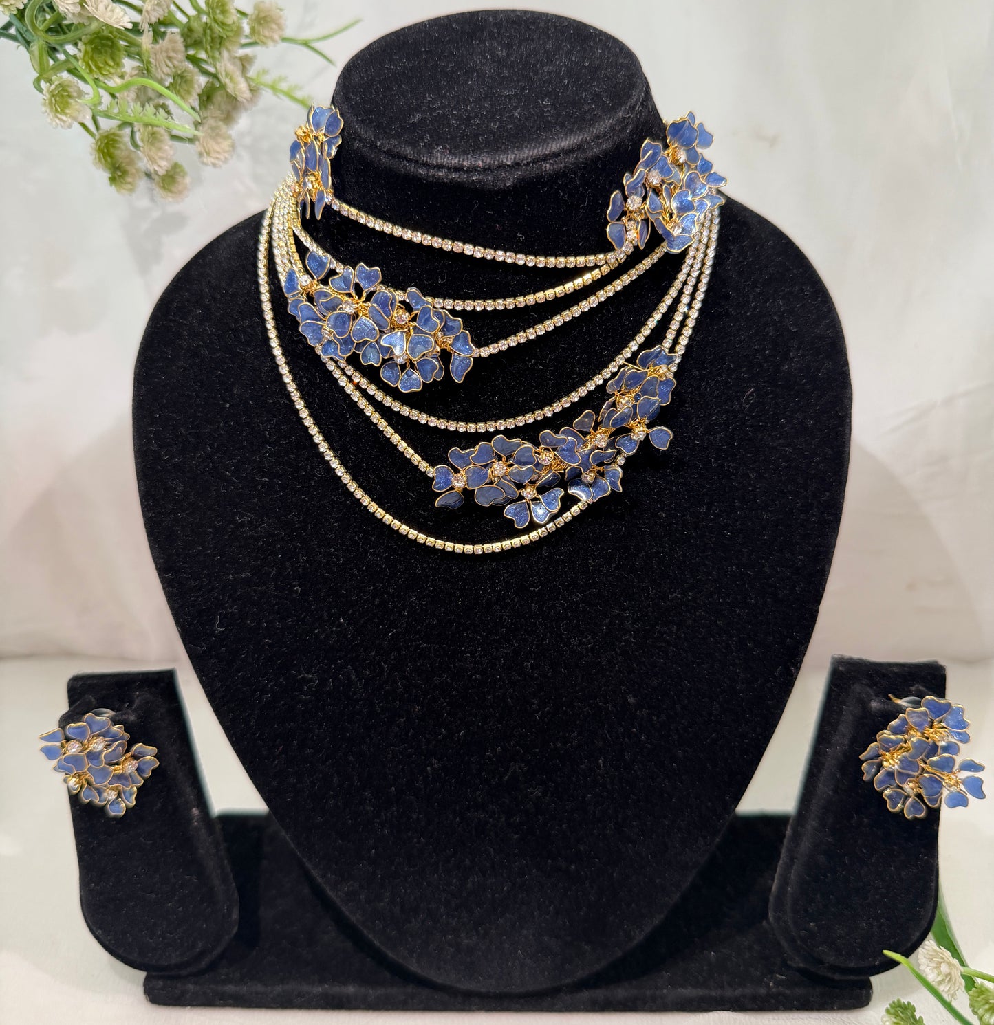 BlueBelle Necklace & earrings
