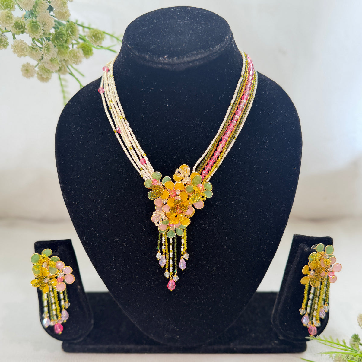 Riley Necklace & earrings