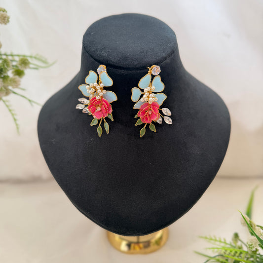 Rosaline Blue Earrings