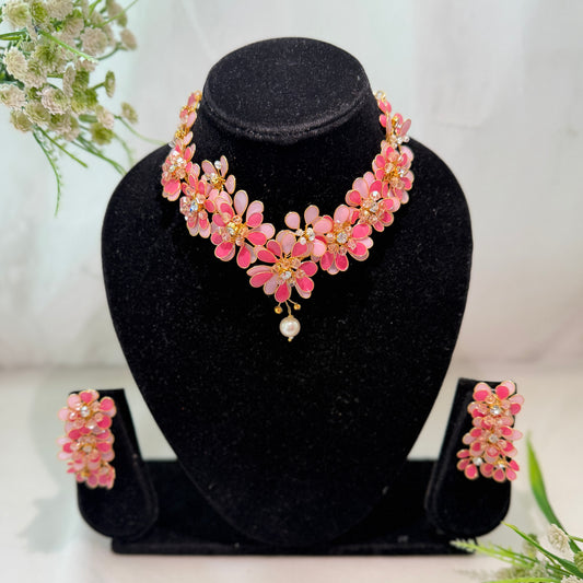 Luneya Necklace & earrings