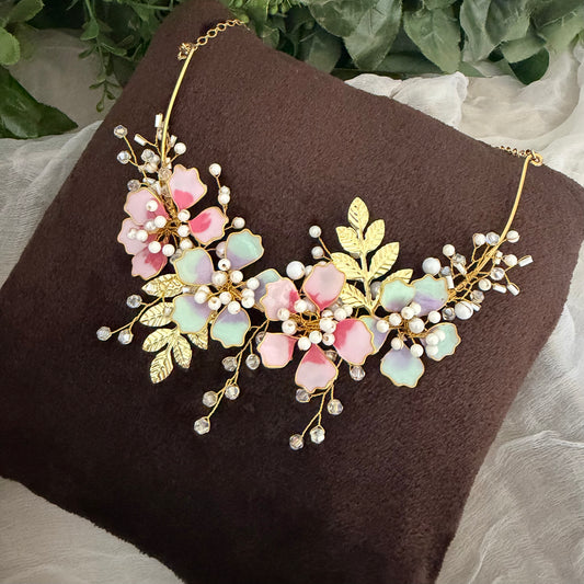Flona Necklace & earrings