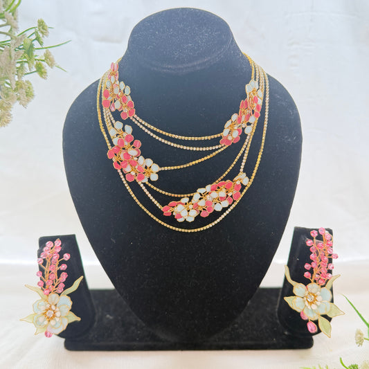 Aurelia Necklace & earrings