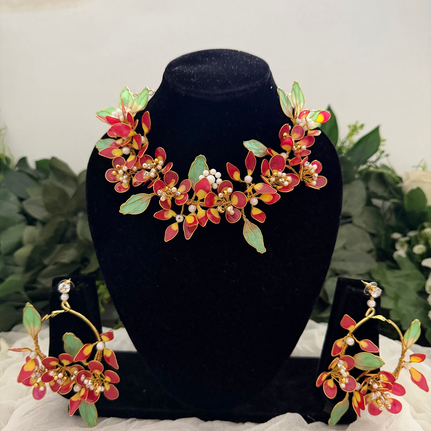Elora Necklace & earrings