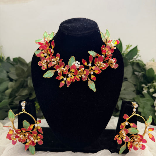 Elora Necklace & earrings