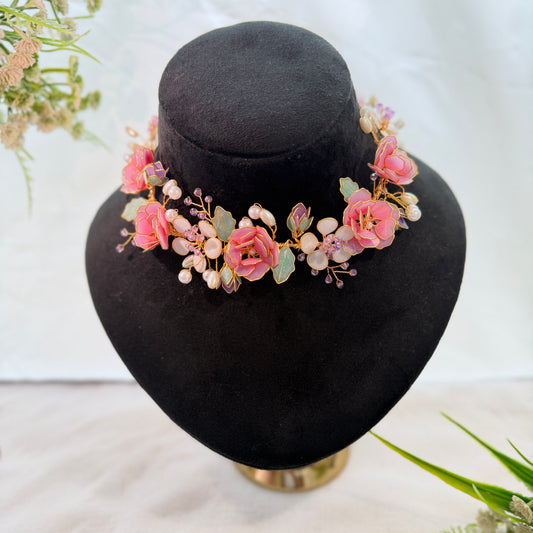 Rosea Necklace & earrings