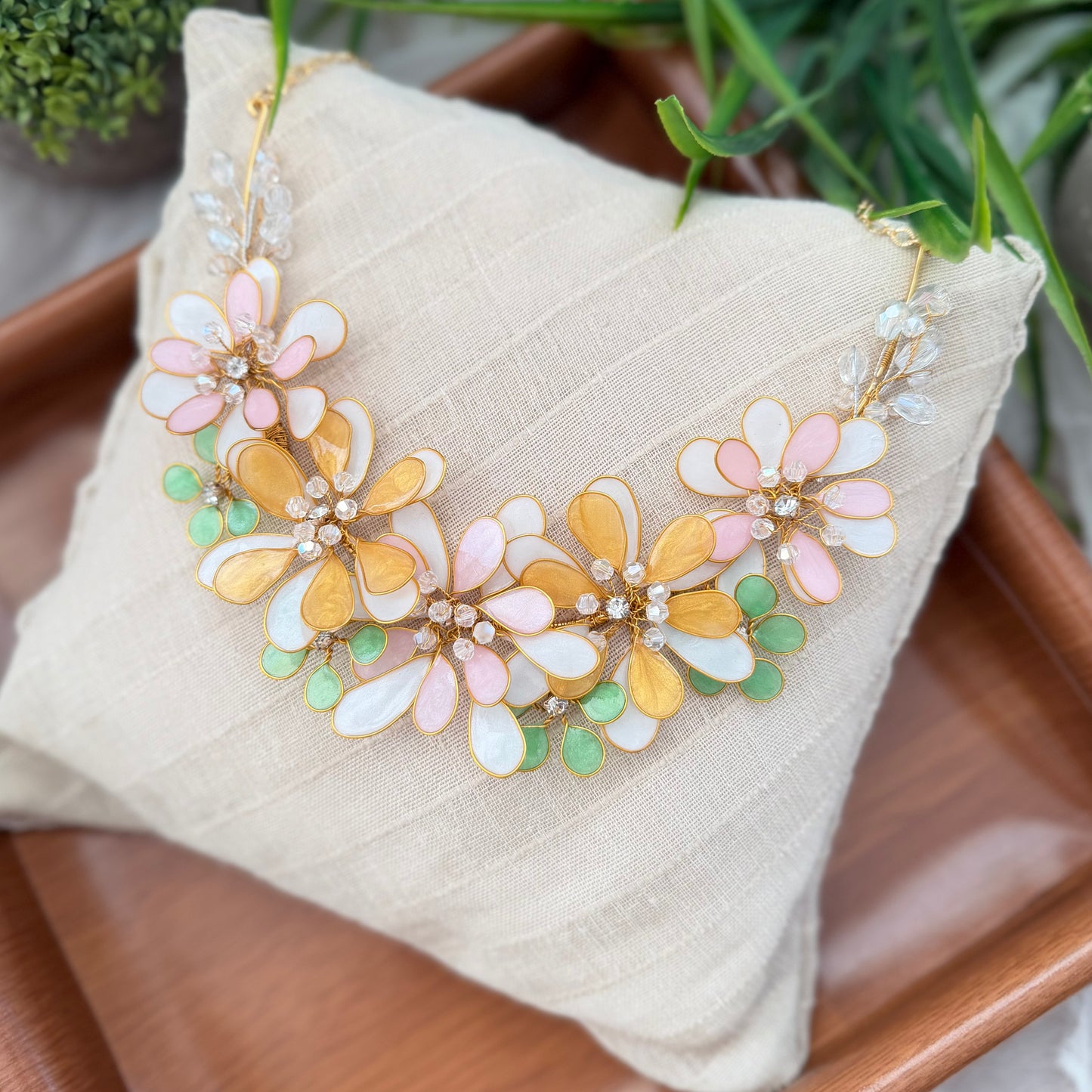 Hazel Necklace & earrings