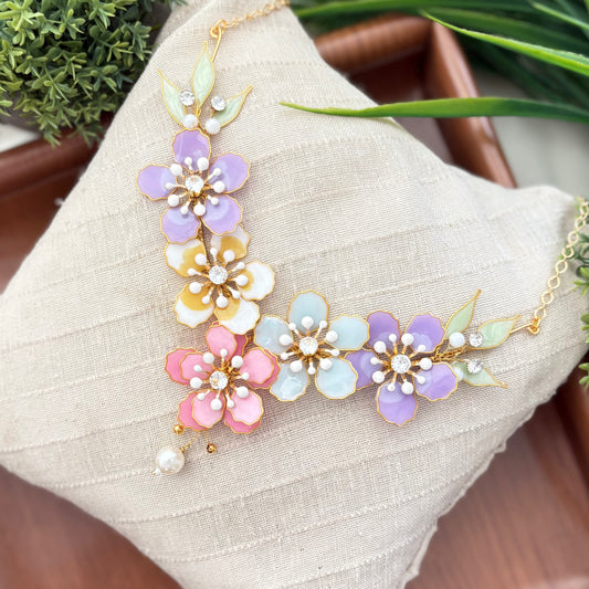 Viola Necklace & Earrings