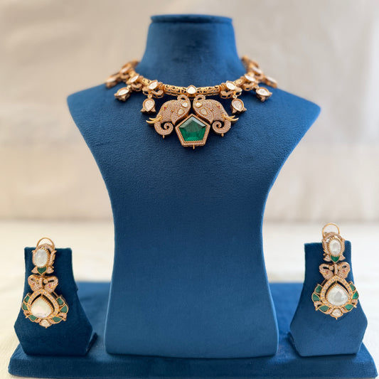 Zarina Necklace & earrings