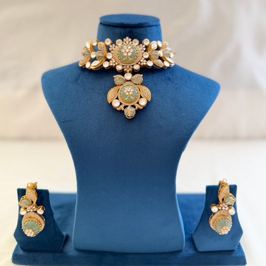 Zareen Necklace & earrings
