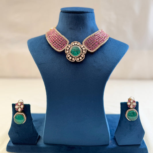 Gulrang Necklace & earrings